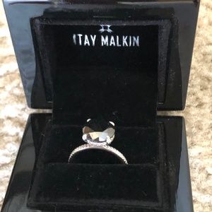 Original Carrie Sex & the City Black Diamond Engagement Ring by Itay Malkin 10k!